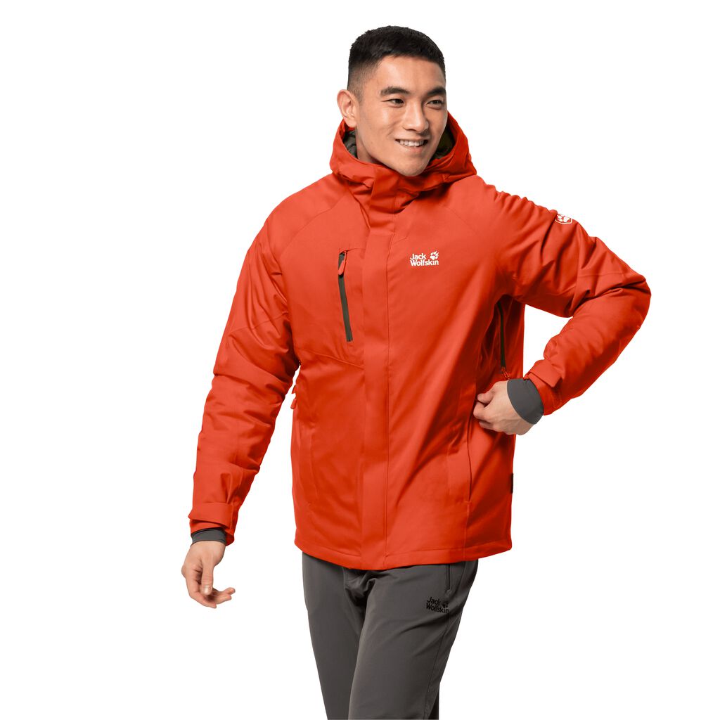 Jack Wolfskin TROPOSPHERE Férfi Télikabát Piros - UIYOAL-261